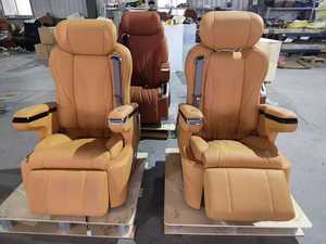 Asientos de Aviación de Cuero para Vehículos Comerciales, Lujosos <span class=keywords><strong>e</strong></span> Impermeables para <span class=keywords><strong>Vito</strong></span> y Toyota Sienna - Product Image 2