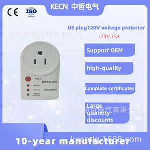 120V 15A American Voltage <b>Protector</b> 10-Year Factory Supply <b>Surge</b> Protection Power <b>Socket</b> for Household Refrigerators Other - Product Image 5