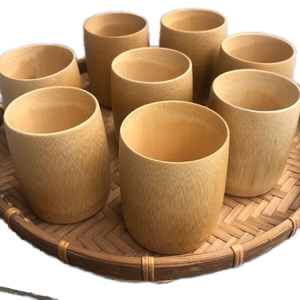 Bamboo Handicrafts Carved Bamboo Fire Cupping <b>Set</b> for Body Therapy & Cellulite Reduction Acupuncture <b>Massage</b> Suction Cups - Product Image 2