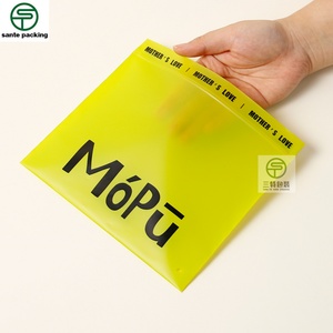 Custom Frosted PE Plastic Ziplock Bag EVA Low MOQ Packaging for Phone Clothing Underwear Socks T-shirt Ice Sleeve Hot Stamping - Product Image 1