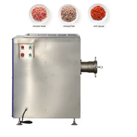 Machine à hacher la viande professionnelle pour le broyage des os de poulet et de poisson, hachoir à viande industriel, hachoir à viande de grande capacité pour le bœuf et le porc