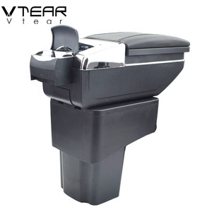 Vtear Pour Nissan <span class=keywords><strong>Juke</strong></span> accoudoir cuir magasin central de stockage boîte fil <span class=keywords><strong>rouge</strong></span> voiture-style intérieur ABS accoudoir accessoires 14-17 - Product Image 4