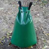 Bâche PVC 75L litres Arrosage des Arbustes Sac d'irrigation pliable Anti-Uv Libération Lente Renforcé