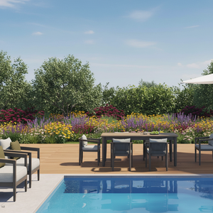 ชุดโต๊ะรับประทานอาหารกลางแจ้งอลูมิเนียมดีไซน์คลาสสิกร่วมสมัย <span class=keywords><strong>7</strong></span> ชิ้น พร้อมเก้าอี้กันน้ำ - Product Image 2