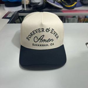 Casquettes de baseball en coton <span class=keywords><strong>à</strong></span> 5 panneaux, couleur personnalisée, 2026, cadeau de mariage « Forever Ever Amen », réglable, 2 tons, casquette de camionneur, prix équitable <span class=keywords><strong>pour</strong></span> les fêtes - Product Image 1