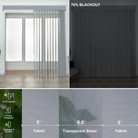 Stores verticaux manuels sans fil de haute qualité, avec fonctionnement fluide intégré, protection de la vie privée, facilement personnalisables
