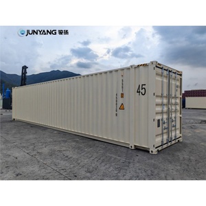 ตู้คอนเทนเนอร์ขนส่งสินค้าแห้งแบบ High Cube ขนาด 45 ฟุต ผลิตจากเหล็กคอร์เทน มาตรฐาน HC ความจุ 86 คิว พร้อมพื้นไม้ ยี่ห้อ JUNYANG สำหรับขาย - Product Image 1