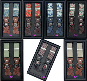 यूनिक्स समायोज्य वयस्क पट्टियों के लिए वाई आकार क्लिप-ऑन पुरुषों के सस्पेंडर्स 3 क्लिप पैंट ब्रेसेस बॉक्स के लिए - Product Image 3