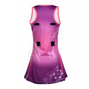 Uniformes de Netball de nuevo diseño, logotipo de marca personalizado, vestido de Netball por sublimación, uniformes de Netball baratos para niñas con impresiones vibrantes - Product Image 2