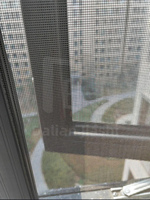 Ventana con malla de diamante personalizada de apertura plana, ventana con malla integrada, ventana con marco central