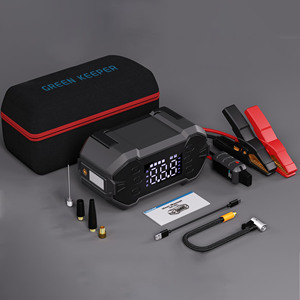 Impulsionador de bateria elétrica para carro, motocicleta e bicicleta, 12V, recarregável e portátil, com <span class=keywords><strong>mini</strong></span> bomba de ar - Product Image 6