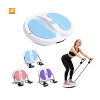 Disque de torsion de taille amélioré avec corde de résistance élastique et plaque de massage magnétique pour les pieds, pour entraînement amincissant et entraînement corporel complet