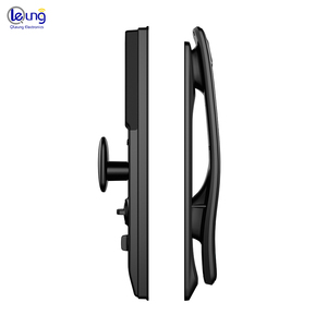 Serrure <span class=keywords><strong>de</strong></span> porte numérique intelligente Qleung S958MAX, reconnaissance faciale 3D, empreinte digitale, appel vidéo actif, contrôle d'accès par carte, Wi-Fi, noir - Product Image 5