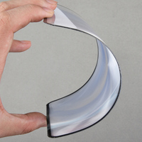 Marque-page loupe ultra-fin en PVC 120*180, feuille transparente de lecture pleine page