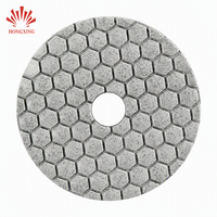 Disque de polissage diamanté 4 pouces 100 mm, 7 étapes de grainage 50-3000 #   Meuleuse d'angle flexible pour marbre et granit OEM
