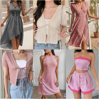 Liquidation en gros des stocks de vêtements pour femmes Marchandises de queue Vêtements d'occasion Robes et sources d'approvisionnement