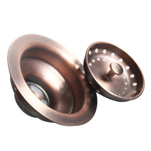 Colador de Fregadero de Cocina de Cobre de 3.5 Pulgadas, con Brida de Cobre y Filtro para Desagüe de Fregadero - Product Image 2