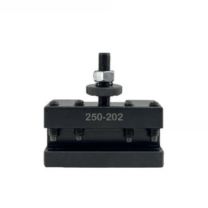 Tour à <span class=keywords><strong>changement</strong></span> rapide <span class=keywords><strong>alésage</strong></span> intégré cinq pinces ensemble américain Piston Type coin tour porte-outil pour CNC et tours manuels - Product Image 3