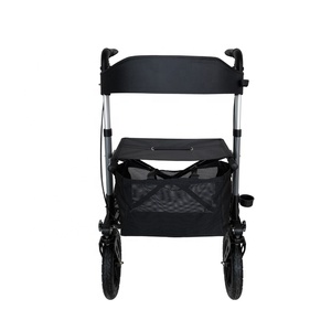 Foldable Lightweight Aluminum Medical Outdoor/Indoor <strong>Walker</strong> Rollator <strong>Seat</strong> <strong>for</strong> Adults 136kg Capacity RAPID RL16B ISO/CE Certified - Product Image 2