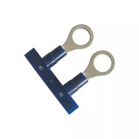 Connecteur à sertir de fil de cosse de câble isolé RVN1.25-8 borne d'estampage circulaire terminaux à anneau continu automatiques pressés à froid