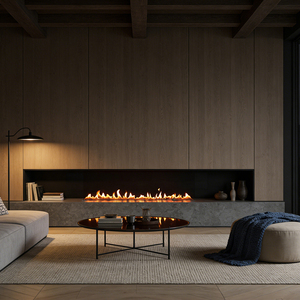 Chimenea de Bioetanol Inno-Fire de 72 Pulgadas, Chimenea Inteligente para el Hogar - Product Image 2