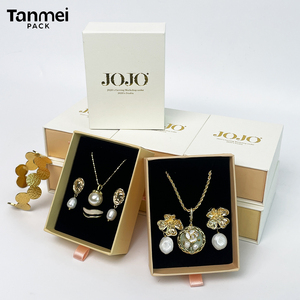 Caja de Regalo de Joyería de Cartón Personalizada para Collares, Pendientes, Anillos y Pulseras, Empaque Premium - Product Image 2