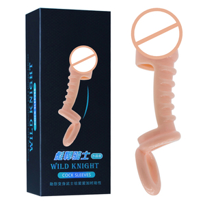 Male Cock Ring Delay Ejaculation Soft Tpe Plastic Penis Condom Sleevepenis Extension Sleeve For Men