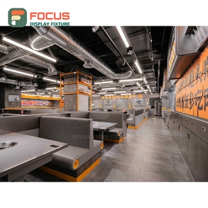 Professional Cafe Service Counter Tempered Glass Panel Customer Pickup Zone Roastery Service Counter - Product Image 5