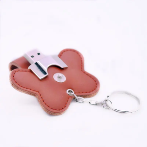 1GB 16GB 64GB năng lực món quà tốt nhất phong cách với điện thoại sử dụng da TRIM Key Fob bán buôn Bướm Shape <span class=keywords><strong>USB</strong></span> Flash Memory Drive - Product Image 5
