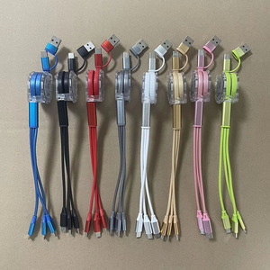 Commercio all'ingrosso della fabbrica 5 in <span class=keywords><strong>1</strong></span> cavo di ricarica <span class=keywords><strong>1</strong></span>.2m retrattile USB cavo retrattile di ricarica - Product Image 5