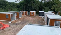 Petite Maison Préfabriquée Conteneur en Acier Stockage à Vendre ou Louer Maison Préfabriquée