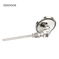 Termómetro Bimetálico Universal Industrial de Acero Inoxidable, 0-120 Grados, Diámetro 63mm