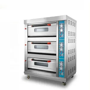 Equipamento comercial da padaria para a venda forno grande do cozimento do pão 3 4 6 deck