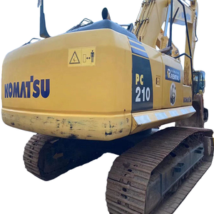 รถขุดมือสอง Komatsu PC210 เครื่องจักรไฮดรอลิกคุณภาพสูง รถขุดตีนตะขาบมือสอง Komatsu PC210 - Product Image 1