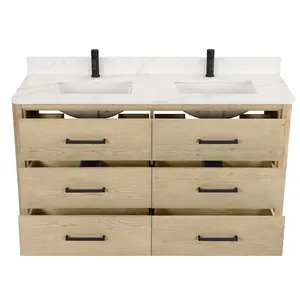 <span class=keywords><strong>Mobile</strong></span> <span class=keywords><strong>bagno</strong></span> in legno massello da terra, prodotto in Vietnam da Homedee Vietnam Factory. - Product Image 4