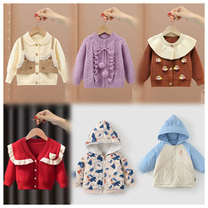 Inventario al por mayor de ropa de invierno de moda para niñas, cálida y cómoda con varios estilos, mezcla de invierno a granel para niños - Product Image 4