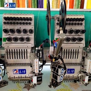 Mesin Bordir Kecepatan Tinggi 9 Warna 24/28 Kepala dengan Perangkat Payet Model Baru 1500 RPM Desain Meja Kaca - Product Image 5