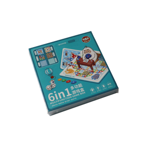 C04201 Capatain Juego de Mesa Clásico 6 en 1 de Plástico Educativo: Damas, Serpientes y Escaleras, Ludo y Más, en Caja para Niños - Product Image 4