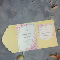 Cartes d'invitation de mariage 3D laser de luxe avec enveloppes assorties, pochette élégante, cartes de vœux et de remerciement florales ajourées