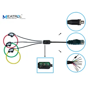 40ma Ac Output Drie Fase Rogowski Spoel Ingebouwde Integrator Stp Klem Sensor Flexibele Stroom Transducer