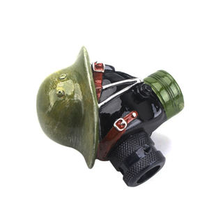 Cool Skeleton Style Car Gear Shift Knobs <span class=keywords><strong>Universal</strong></span> <span class=keywords><strong>Soldier</strong></span> Skull Head Shifter Palanca 4 adaptadores Kits interiores La mayoría de los coches manuales - Product Image 4