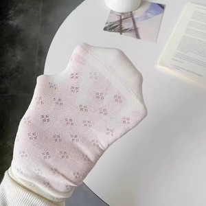 Women Mid Calf Slouch <b>Socks</b> Breathable Solid Color <b>Polyester</b> Spring Summer Casual <b>Socks</b> - Product Image 2