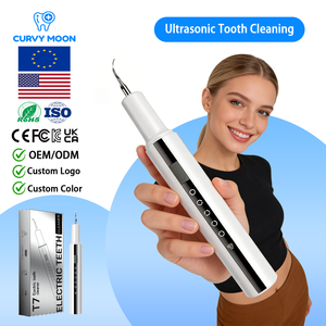 CURVY MOON Appareils de soins bucco-dentaires Nettoyeur <span class=keywords><strong>dentaire</strong></span> ultrasonique Détartreur Éliminateur de taches et de plaque Blanchiment des <span class=keywords><strong>dents</strong></span> - Product Image 1