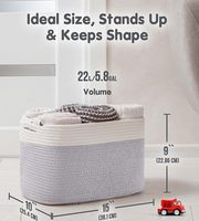 Cesto Organizador Grande de Tecido Estilo Nórdico Moderno para Armazenamento e Decoração em Feltro para Organização Profissional de Armários Domésticos