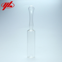 Ampoule en verre borosilicate neutre scellée vide de 1 ml, 2 ml, 5 ml, 10 ml, transparente/ambre, de qualité pharmaceutique