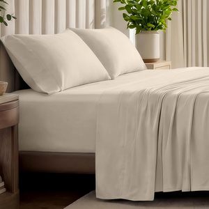 Juego de Sábanas Suaves como de 1800 Hilos, Juego de 3 Piezas de Microfibra para Cama, Sábanas de Color Sólido para Edredón - Product Image 1