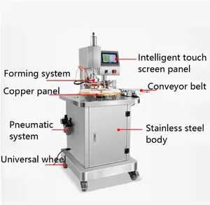 Máy Ép Tạo Hình Bánh Trái Cây Được Sử Dụng Rộng Rãi/Máy Làm Vỏ Bánh Tart Trứng Trứng Sữa Bồ Đào Nha Mini Của Trung Quốc