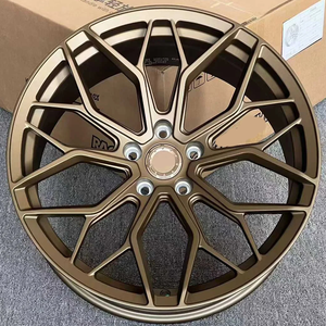 1-Piece Deep Concave Custom Alloy Car Wheels 17-22 Inch 5x112/120/114.3 Forged Semi-Gloss Black 5-Year Warranty for - Product Image 3