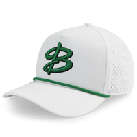 Casquette de baseball unisexe imperméable et respirante à 5 panneaux, avec logo brodé 3D personnalisé et perforations laser, modèle HN10 – Fournisseur d'usine