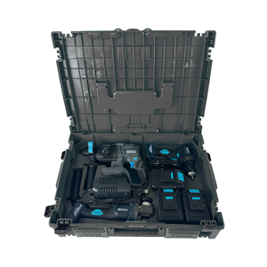 Jeu d'outils à batterie 20V sans fil perceuse d'angle <span class=keywords><strong>Gringer</strong></span> 125mm 20mm marteau - Product Image 1